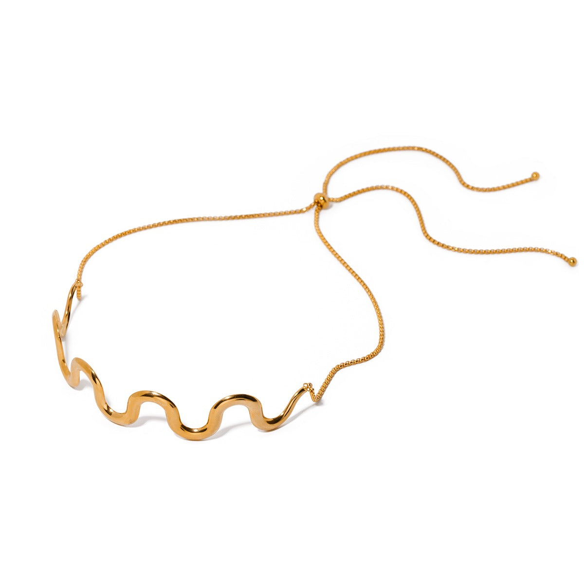 Squiggle Choker Necklace