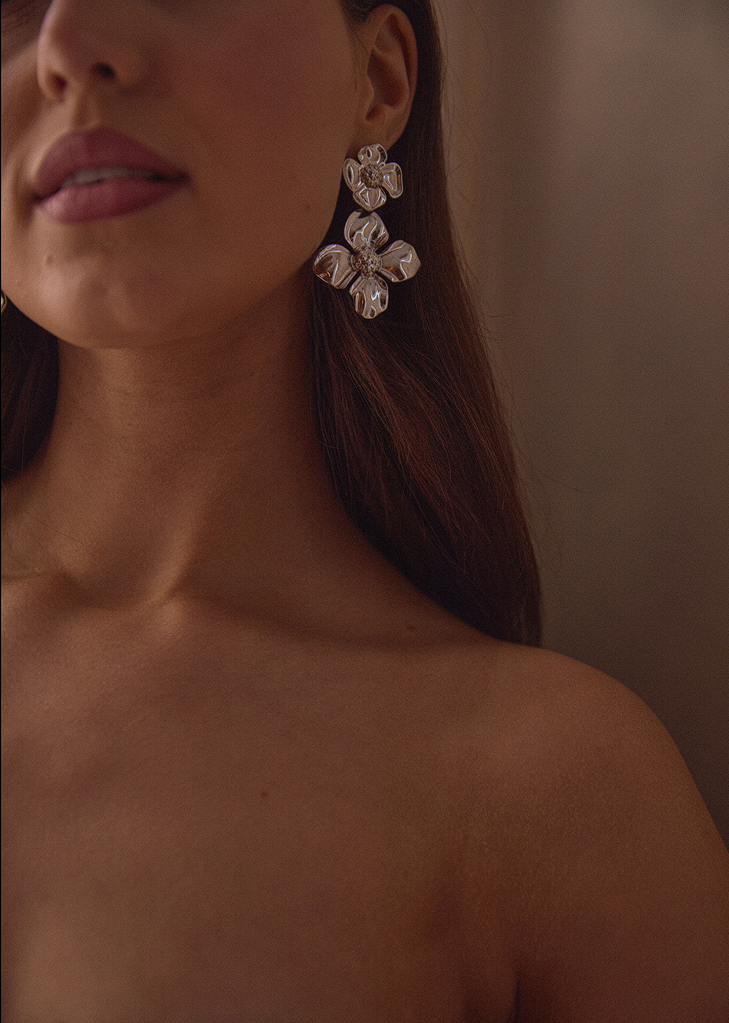 Ashley Earrings Silver