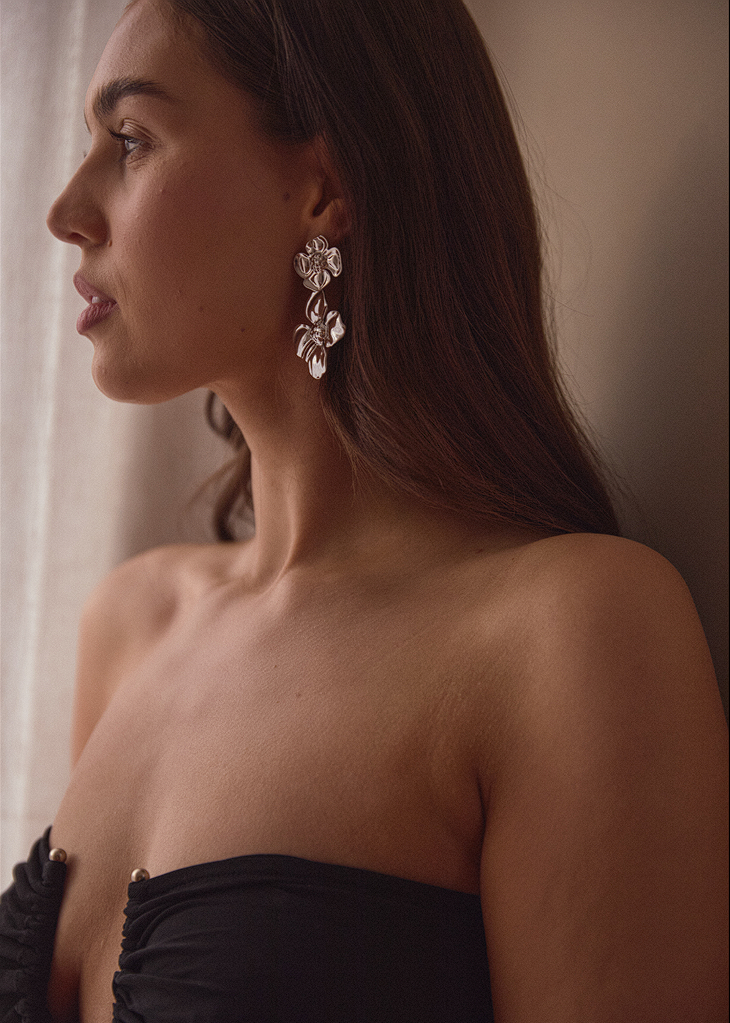 Ashley Earrings Silver