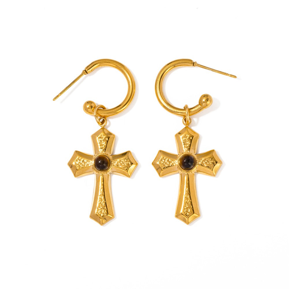 Hendrix Cross Earrings