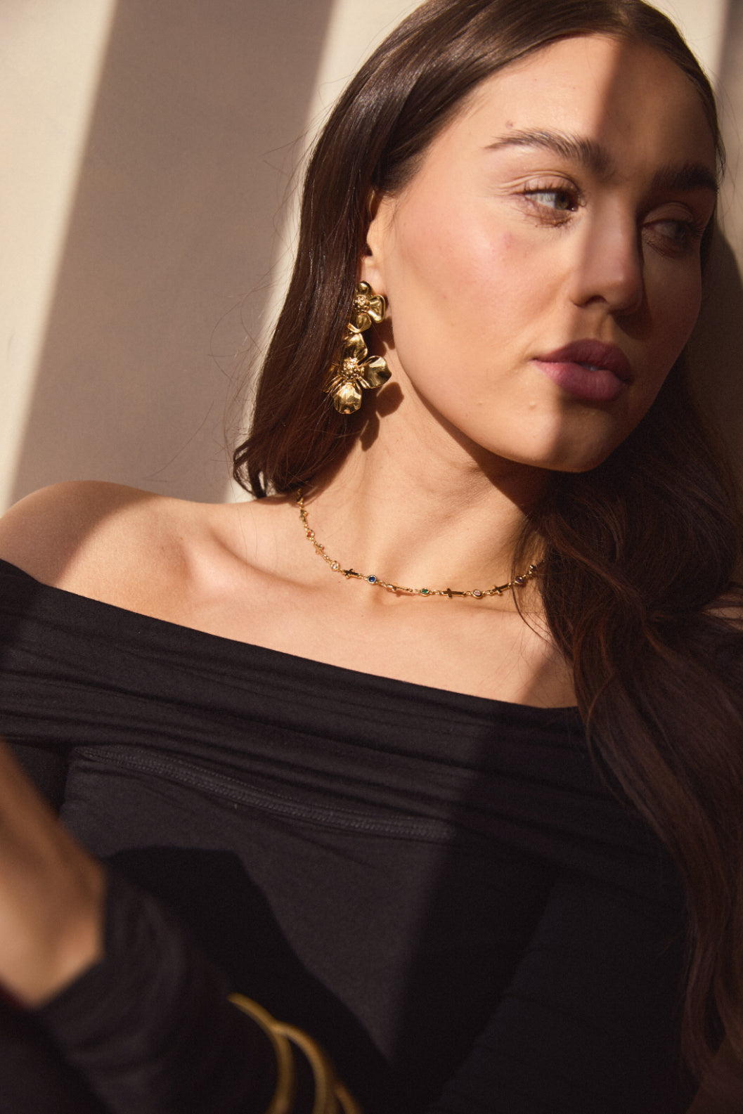 Cross The Line Necklace