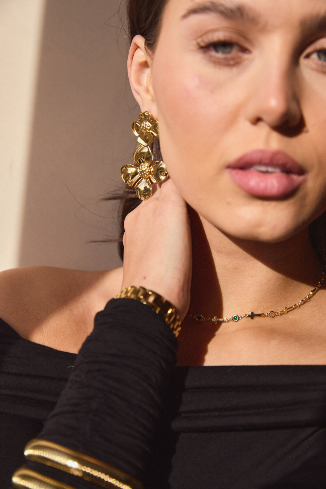 Ashley Earrings Gold