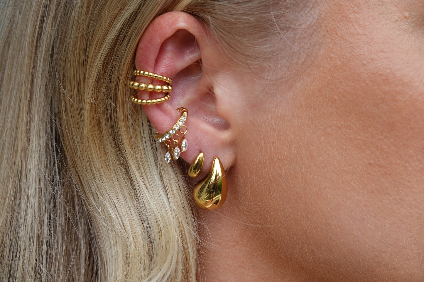 Rebecca Earring Gold Small