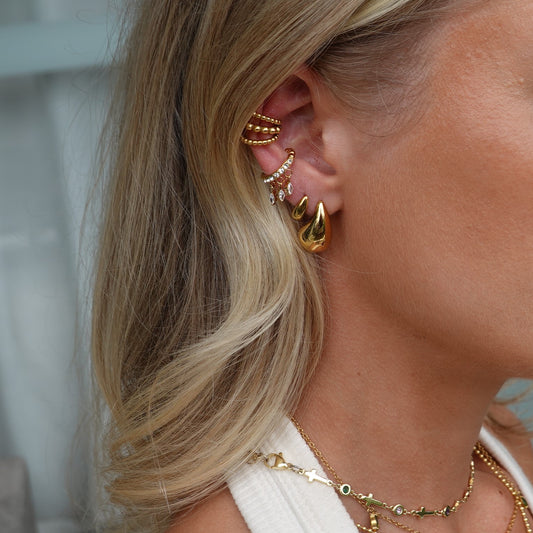 Rebecca Earring Gold Mini