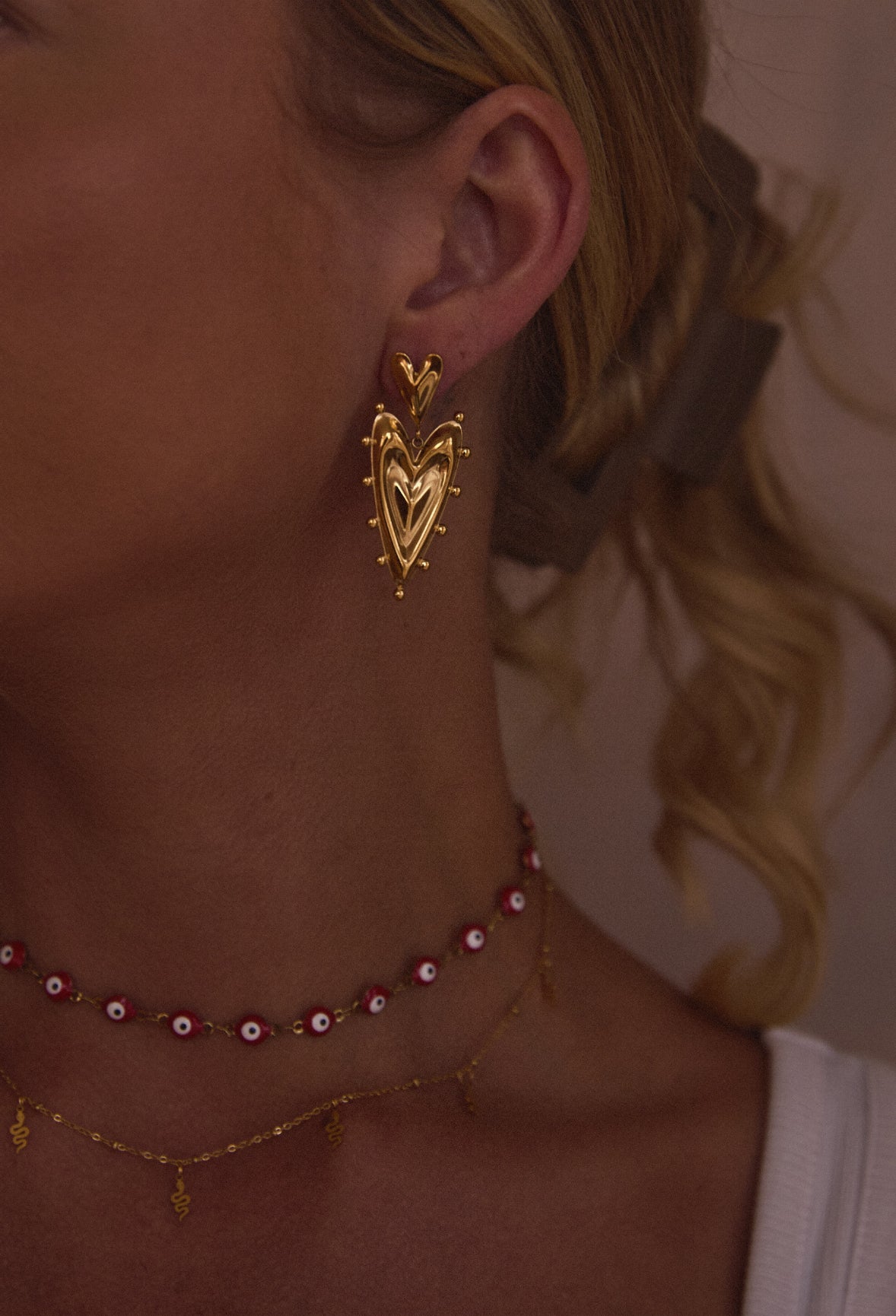 Double Heart Earrings